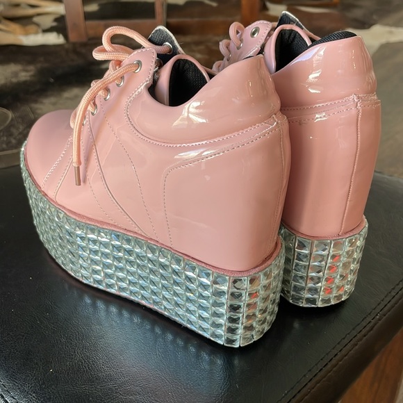Disco ball rhinestone platform shoes - Picture 4 of 5